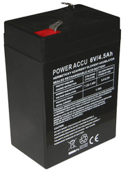 Akumulátor 6V / 4.5Ah - POWER ACCU - bezúdržbový olověný